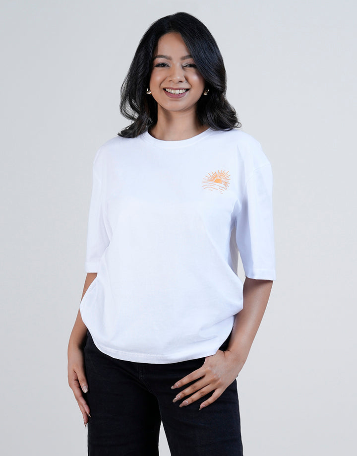 Oversized Screen Printed T-Shirt