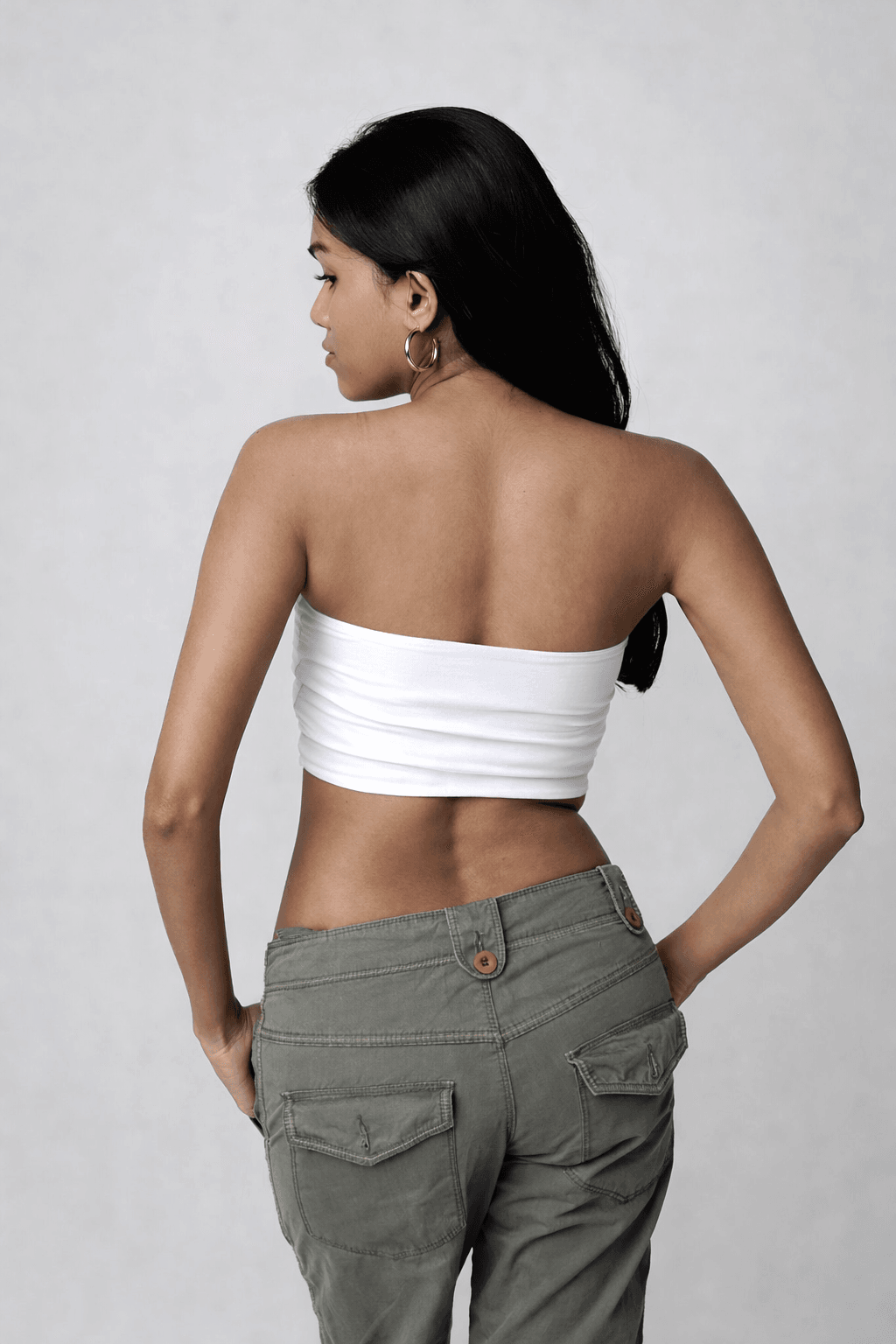 Stretch-Fit Tube Tops – Snowfall White
