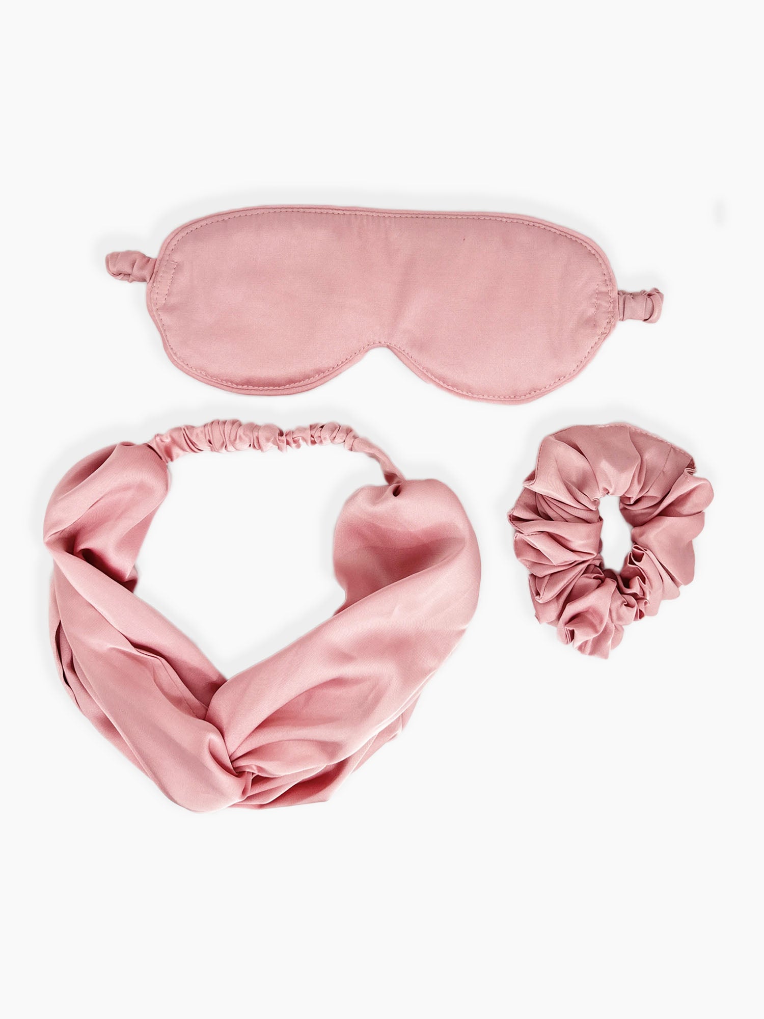 Aria – Eye Mask, Head Band &amp; Scrunchie – 3 Pack