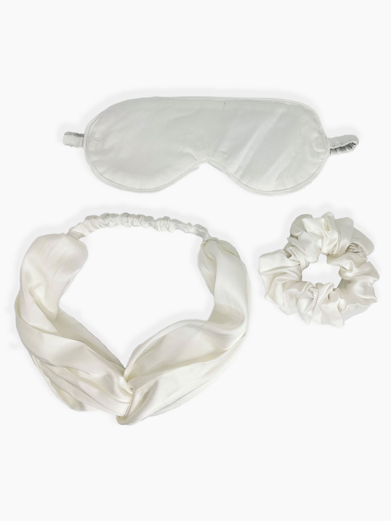Aria – Eye Mask, Head Band &amp; Scrunchie – 3 Pack