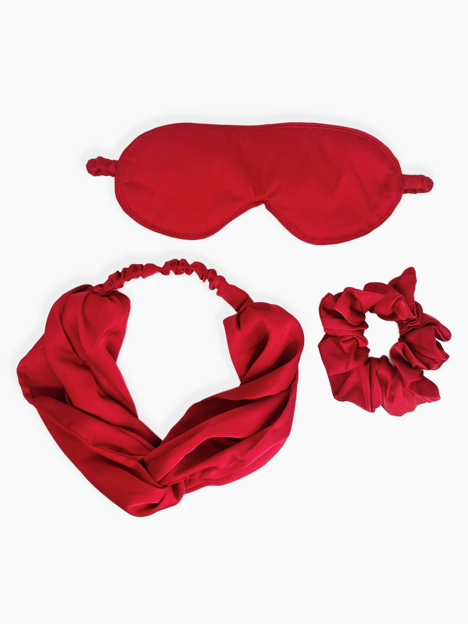 Aria – Eye Mask, Head Band &amp; Scrunchie – 3 Pack