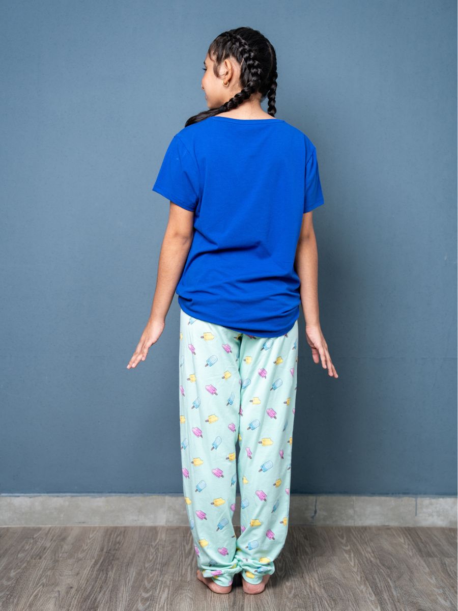 Clair Graphic Tee & Cuffed Long Pant Veronika & Popsicle Multi