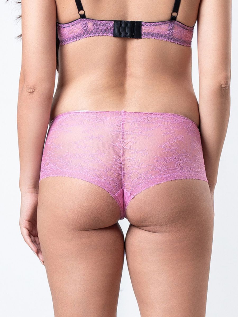 Lucy – Short All Lace in Lilac Chiffon 2