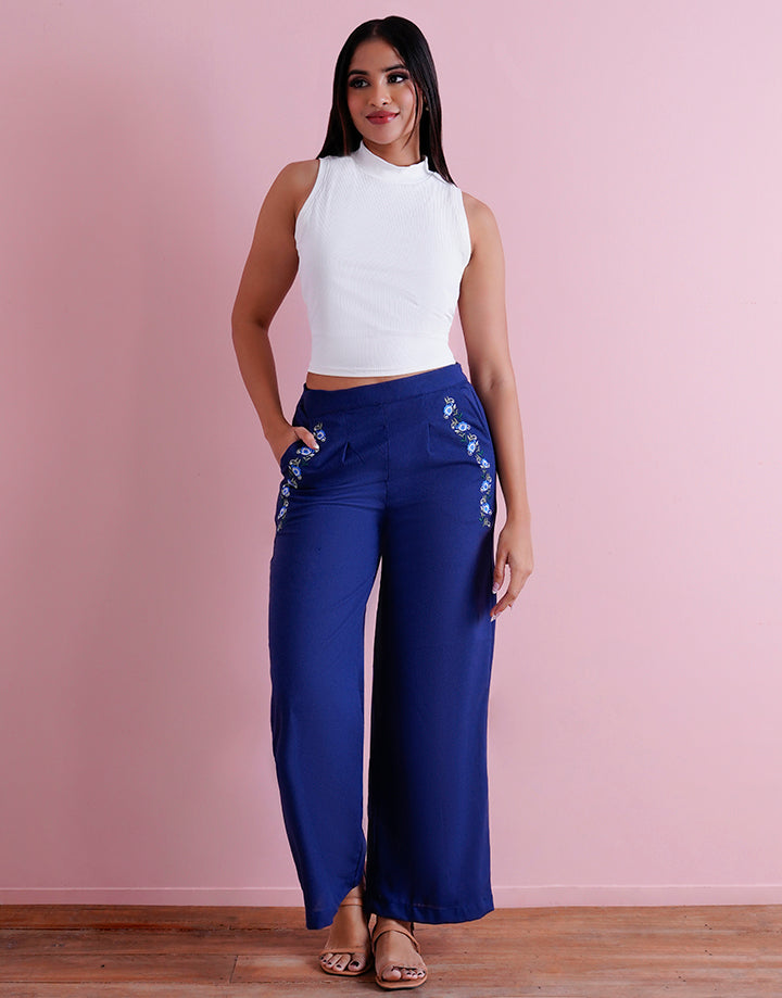 High Neck Sleeveless Crop Top