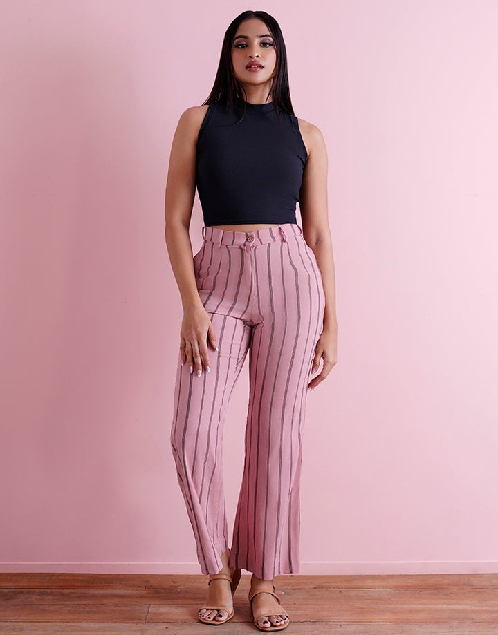 High Neck Sleeveless Crop Top