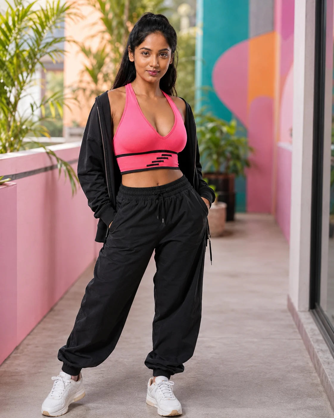 FlexiCurve Seamless Sports Bra – Medium to Heavy Support