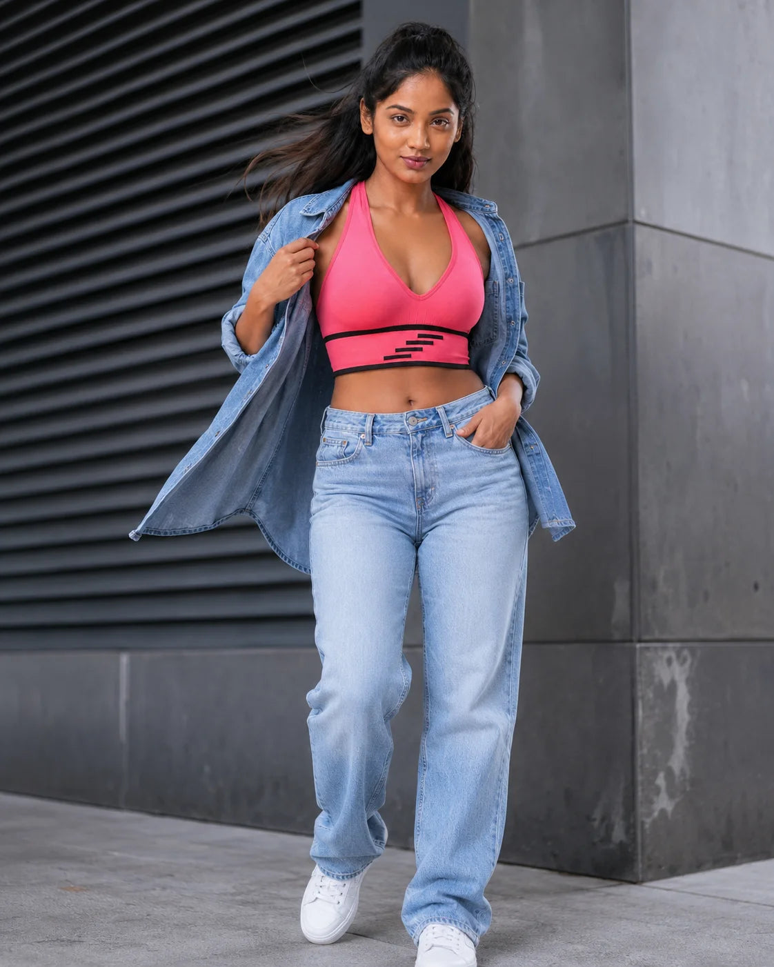 FlexiCurve Seamless Sports Bra – Medium to Heavy Support