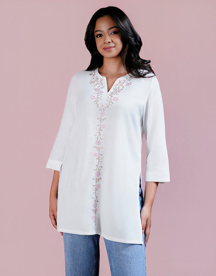 3/4 Sleeve Embroidery Kurta