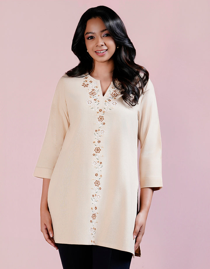 3/4 Sleeve Embroidery Kurta