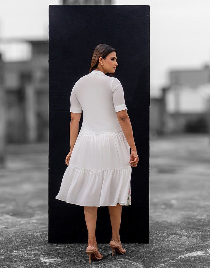 Tiered Sublimation Printed Dress