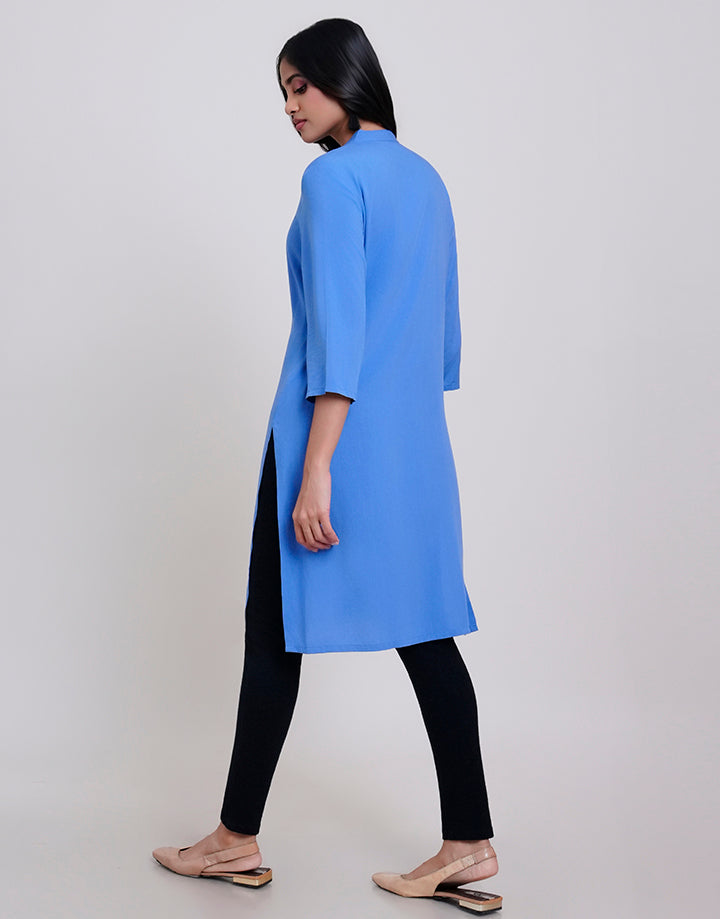 Chinese Collar Button Down Kurta