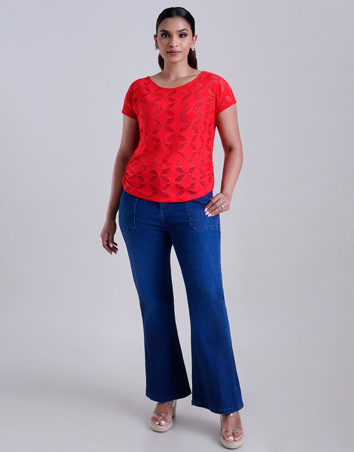 Cutlawn Top With Side Gathering