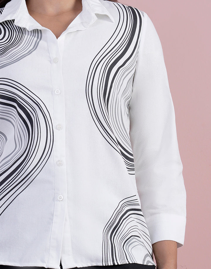 Screen Printed Blouse