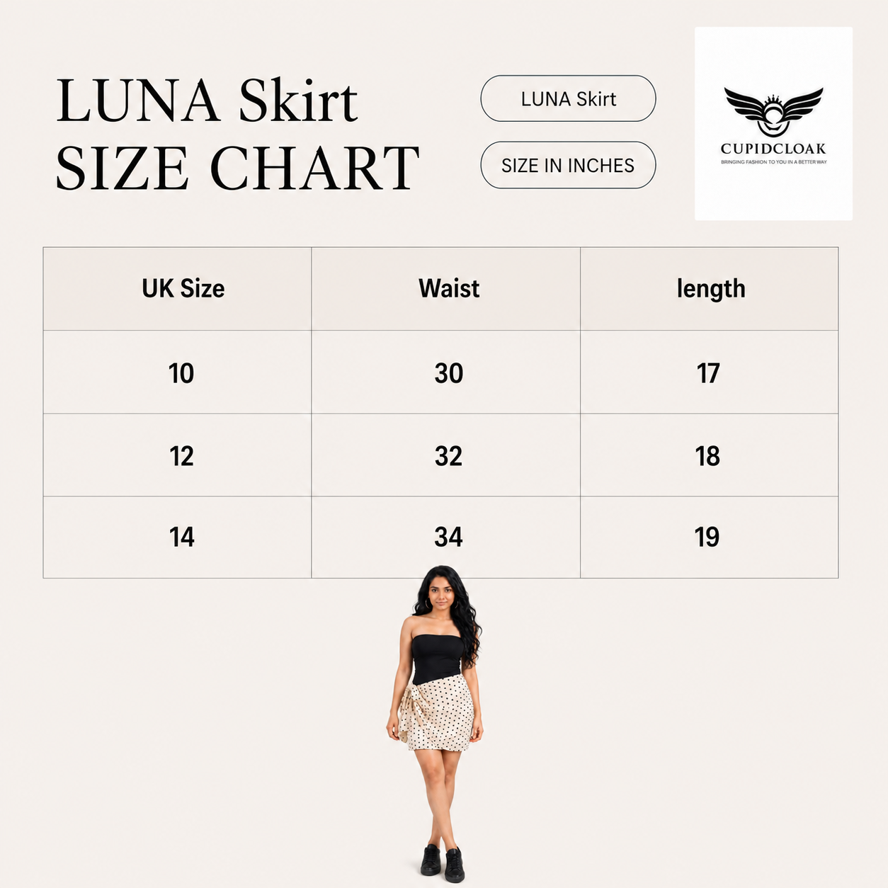 LUNA Tie-Wrap Short Skirt