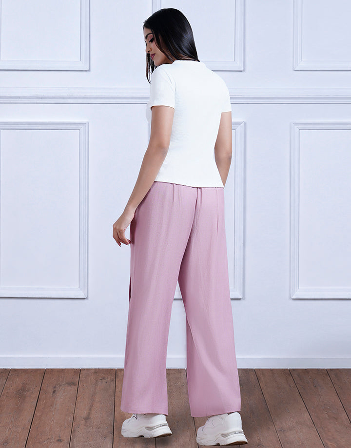 Elasticated Waist with Front Plate Pant