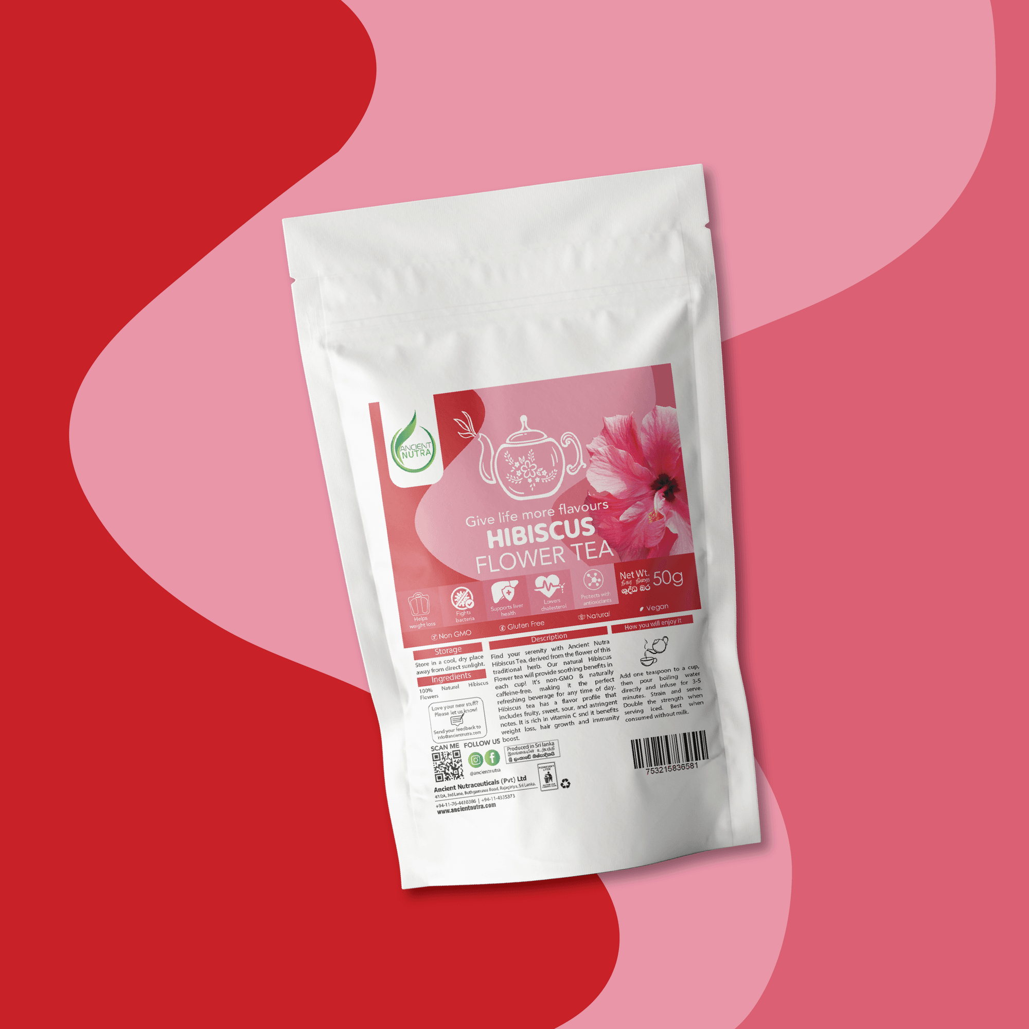 Hibiscus Flower Tea 50g