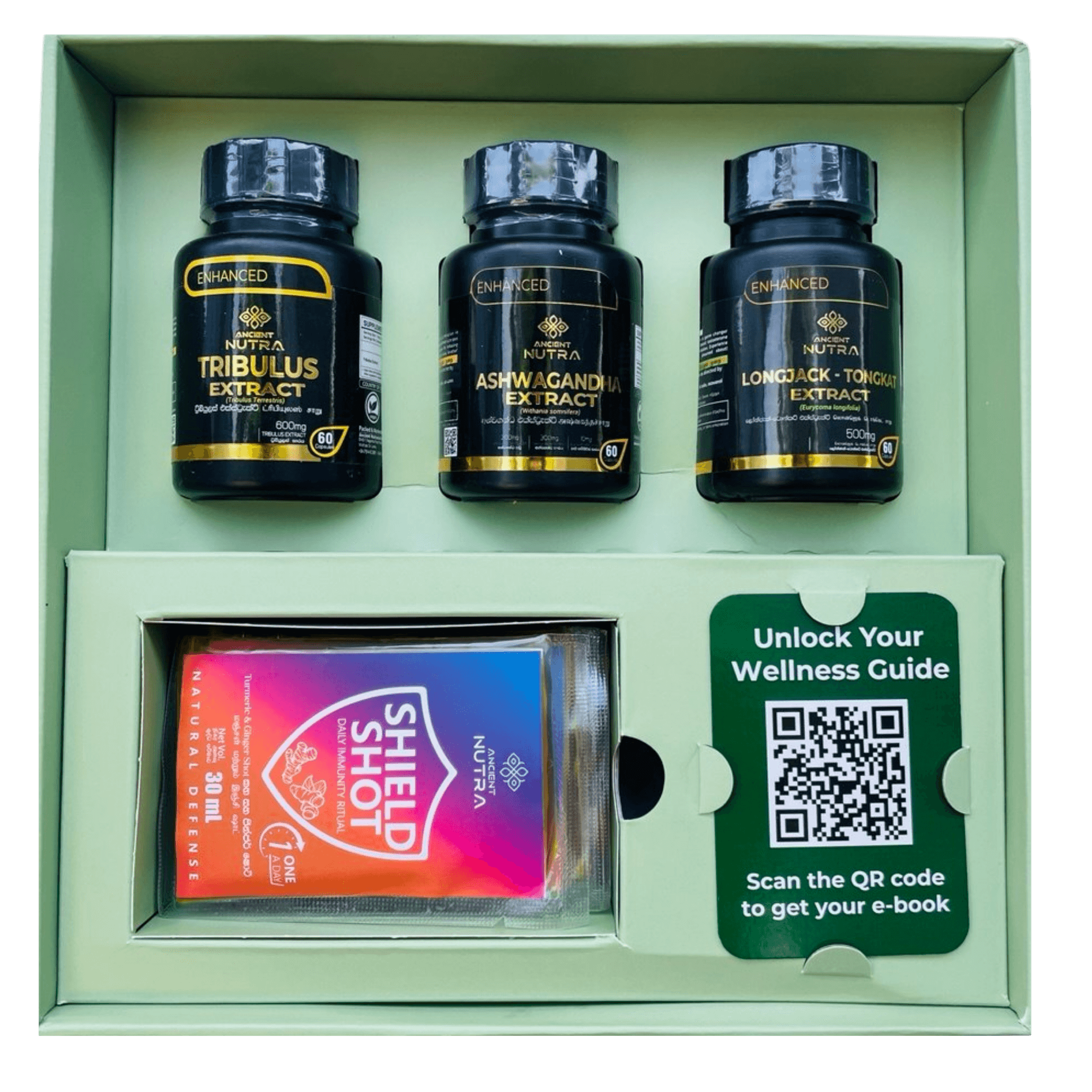 Men’s Vitality capsules Tribulus Ashwagandha Tongkat Ali. Ancient Nutra Sri Lanka