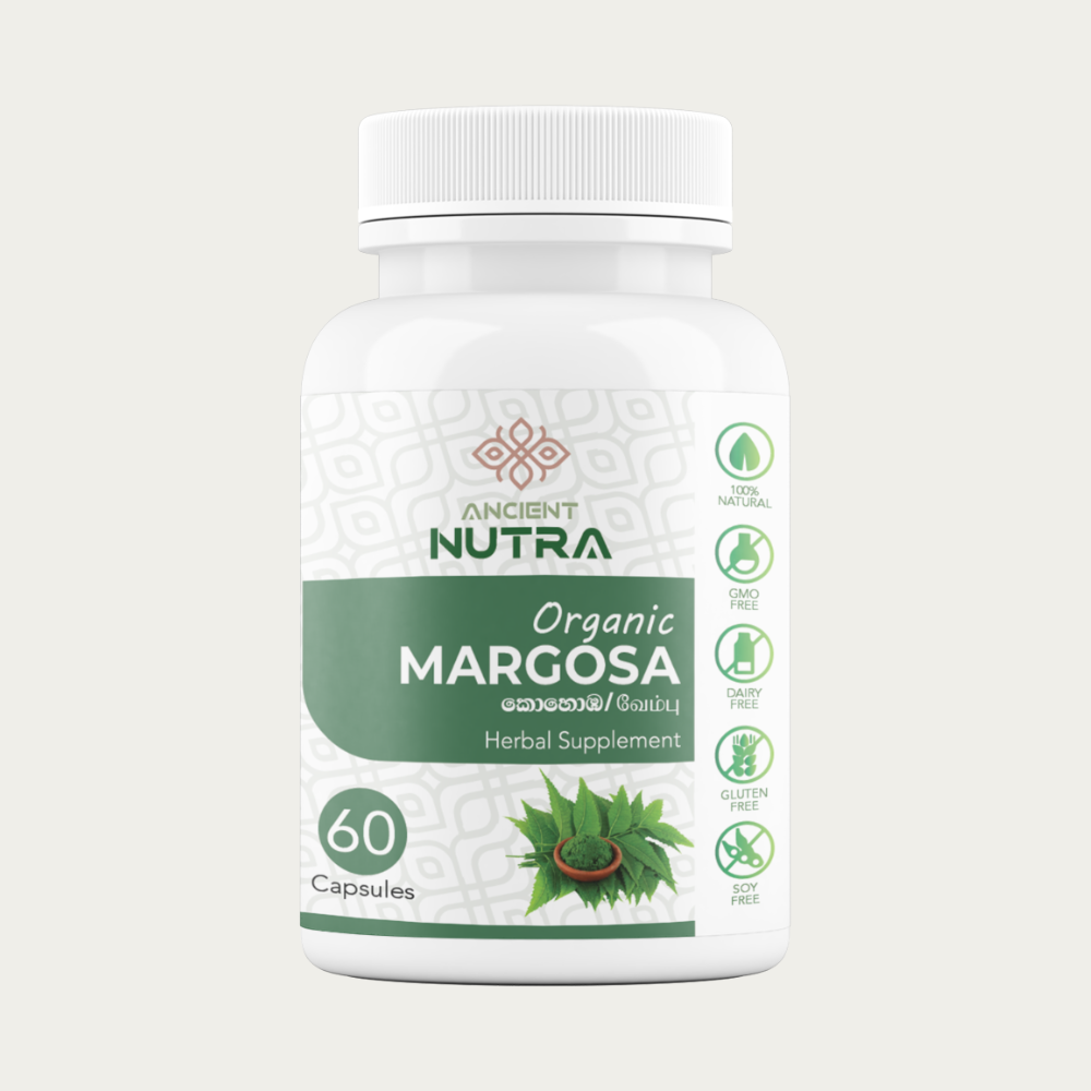 Neem capsules for skin clarity and blood purifying. Ancient Nutra Sri Lanka