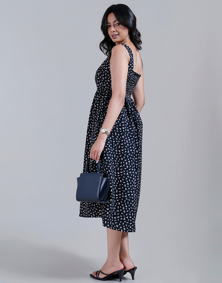 Square Neck with Stappy Dress