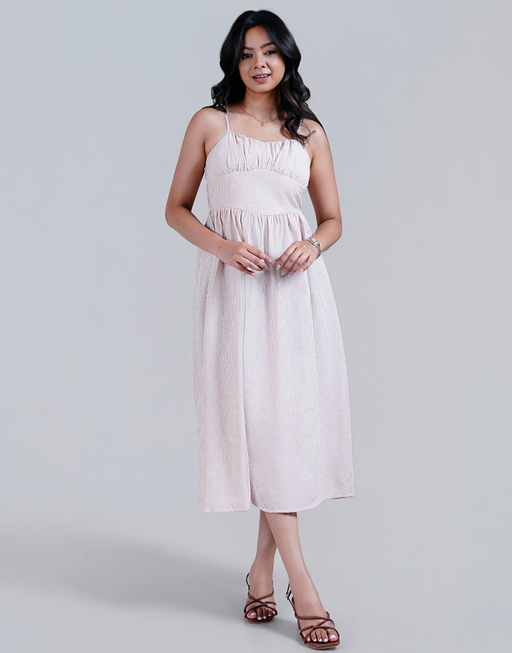 Milkmaid Strappy Dress
