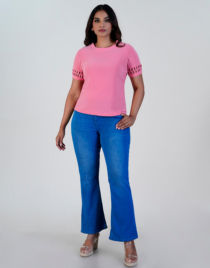 Stylish Sleeve Detail Top