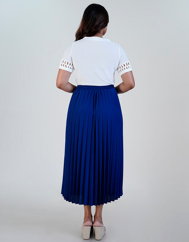 Pleated Midi Skirt