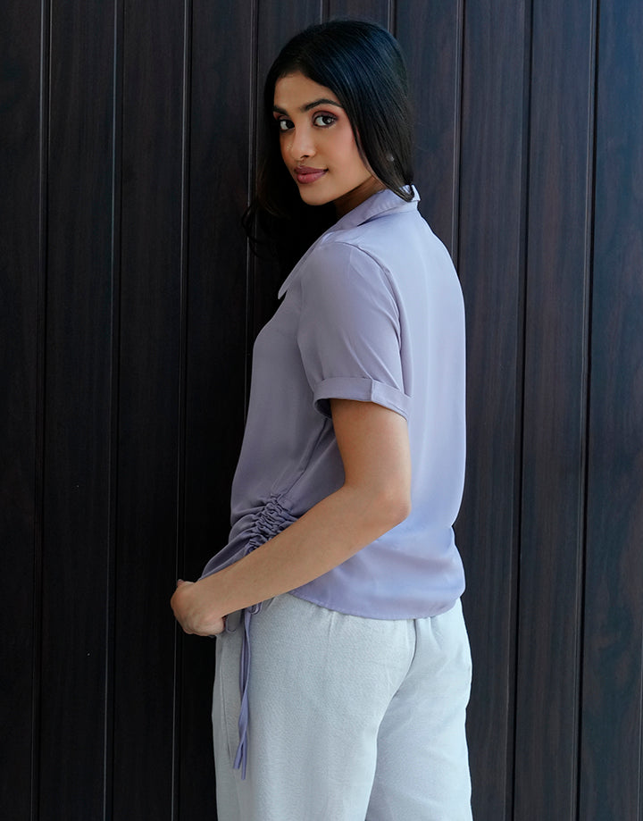 Side Ruched Blouse
