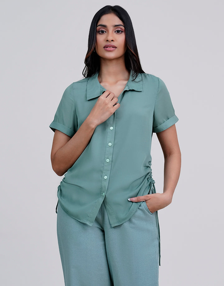 Side Ruched Blouse