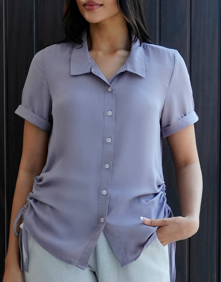 Side Ruched Blouse