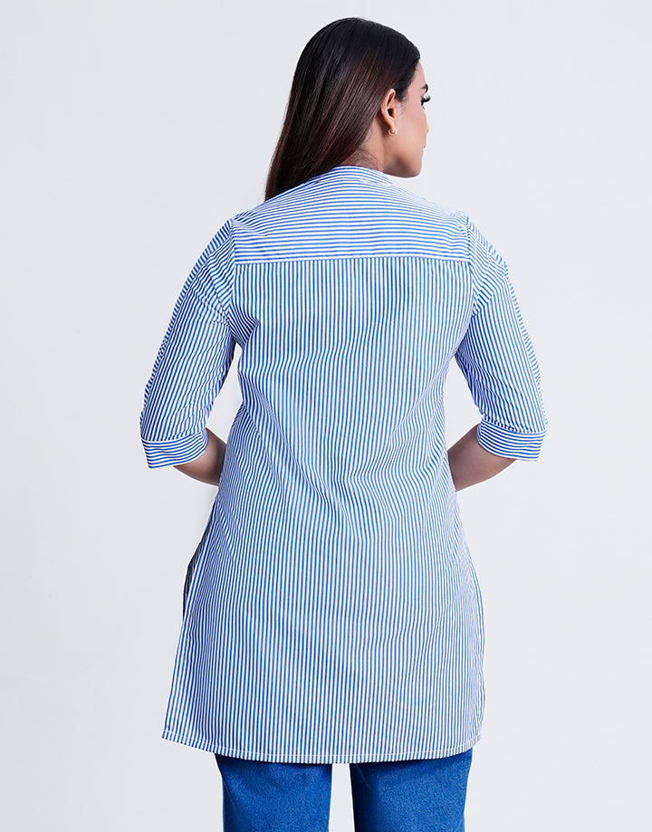 3/4 Sleeve Stripe Kurta