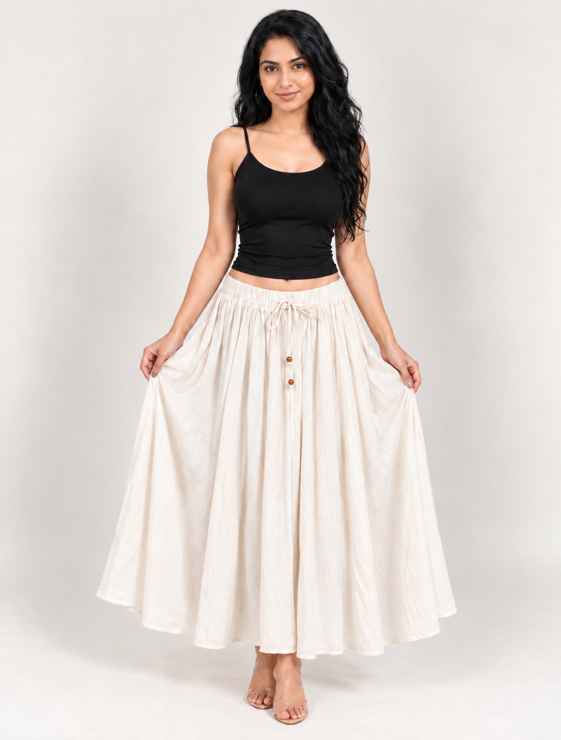 SHEELA Gathered Skirt (free size)