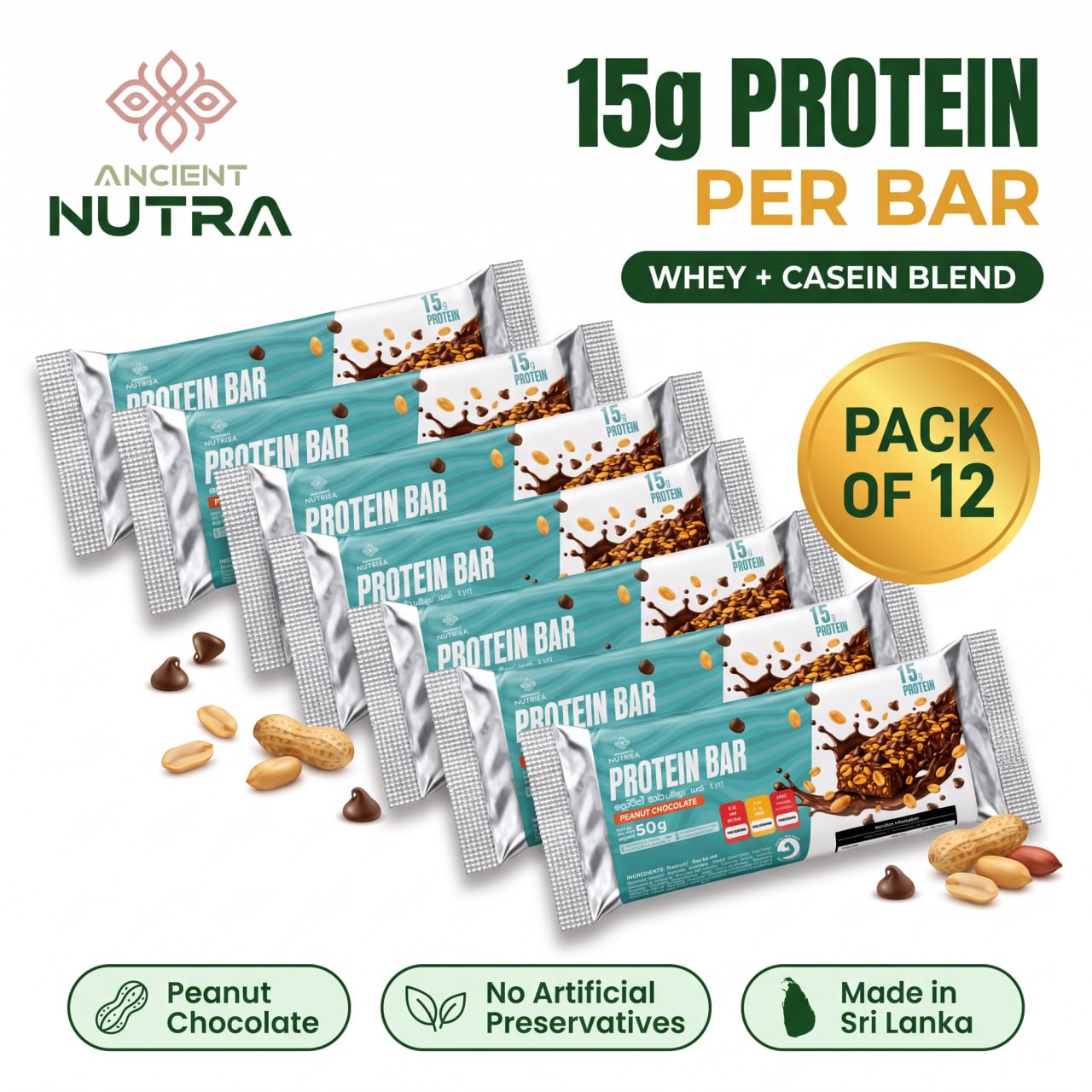 Ancient Nutra 15g Protein Bar