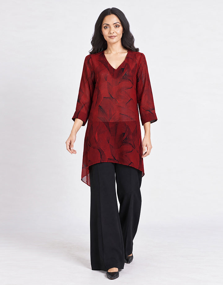 V-Neck Loose Fit Kurta