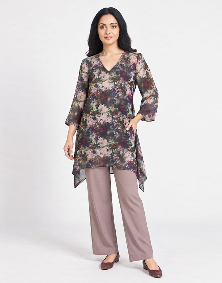 V-Neck Loose Fit Kurta